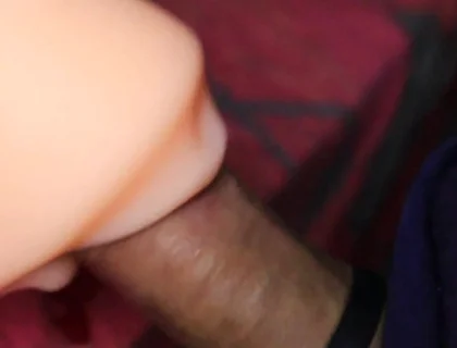 Very Sexy Realistic Mouth Sucking My Slippery Cock Close up