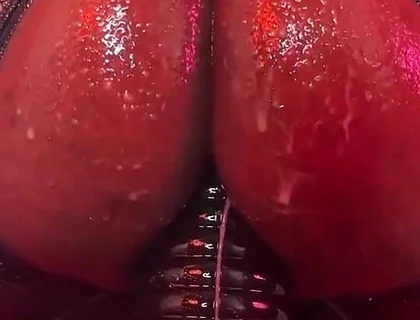 Femboy Gapes Hole with Cone Shaped Dildo
