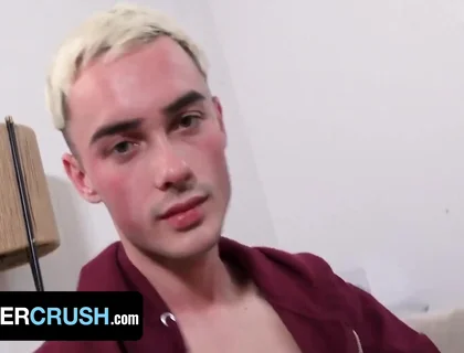 Blonde Twink Took Dick Pills And His Stepbrother Helped Him Get Rid Of His Boner - Joe Ex