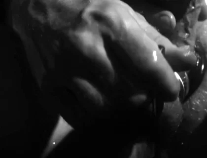 Close-up Oily Masturbation and Cum