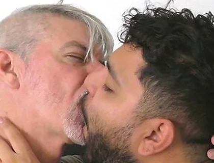 Demetri Silver Visits Richard Lennox For A Tender To Badass Deep Kissing