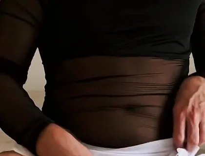 Wearing a Skirt and Thong on My Big Ass Masturbación