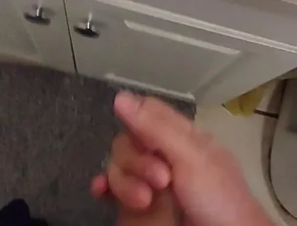Cumming in the Bathroom