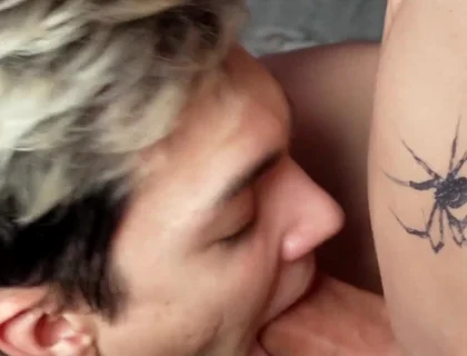 Cute Twink Makes a Big Dick Cum