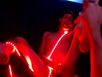 Blake Mast In Trace Gets A Lit-up Ass!