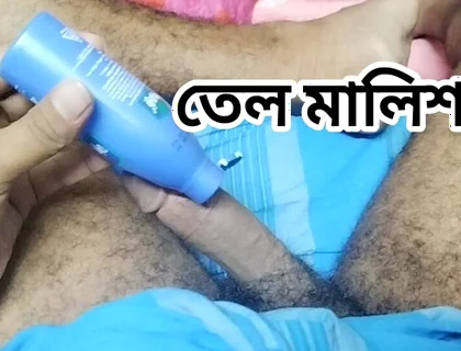 Desi Lungi Boy - Hard Dick Oil Massage and Hardcore Solo Flex