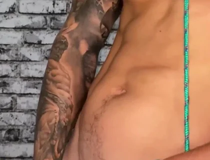 My Big Cock Cums with Tied Hands!