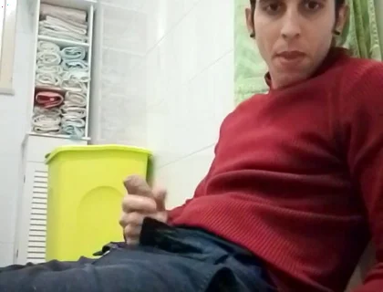 Masturbazione in Bagno