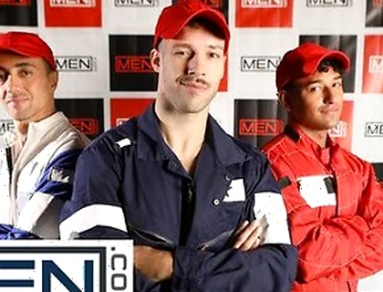 Kenzo Alvarez, Liam Alyesto And Arno Antino Race To A Steamy Anal Threesome After The Podium