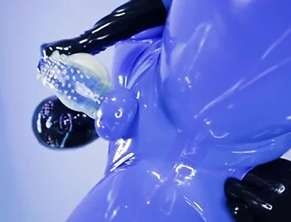 Rubber Sheath Teasing