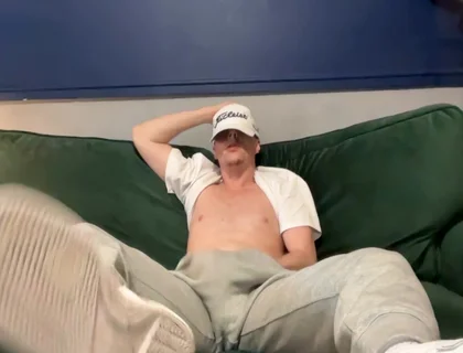 Brit Lad Wank Masturbation Solo