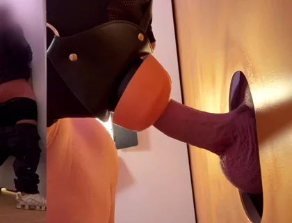 Gold Gloryhole Horny Straight Guy Fucks My Mouth-pussy
