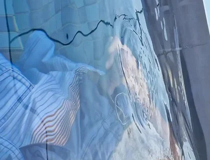 Stroking My Cock in the Pool