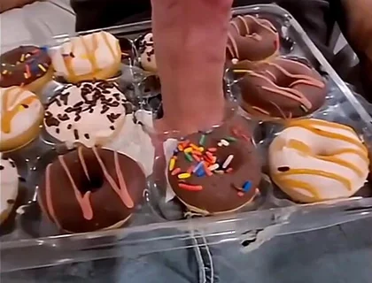 Big Cock Serves Donuts with Extra Frosting
