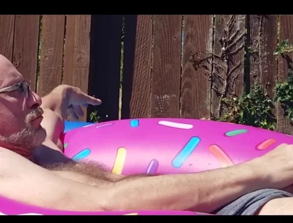 Jacking in the Pool by the Church