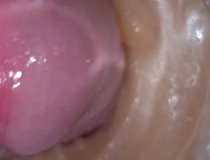 Breastfeeding Breathless with Cream Pumping Deep