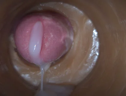 Breastfeeding Breathless with Cream Pumping Deep