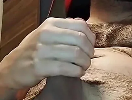 Big Cumshot on Live Stream