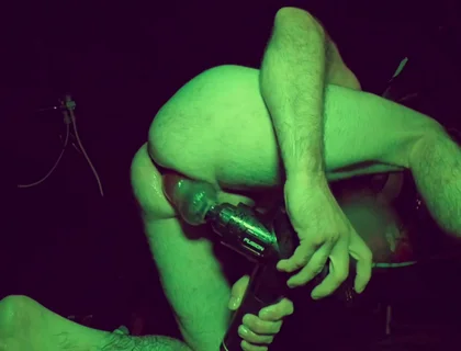 Deep Massage - Deep Anal Massage Gun Makes Me Leak Precum