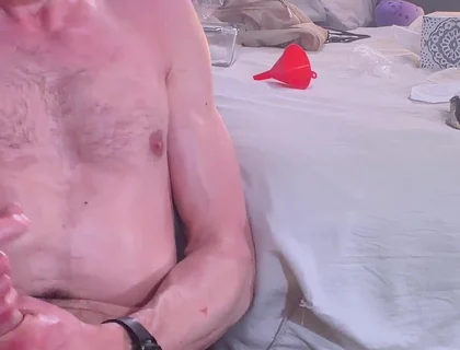 Jerking off with Very Intense Face, 