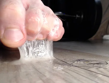 Daddy Feeds Drool and Snot with Legs