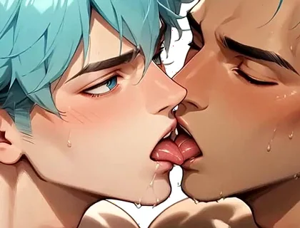 Have Bum Sex in the Jungle with a Blue-haired Hottie! Experience the Finest in Cum-filled XXX Gay Porn!