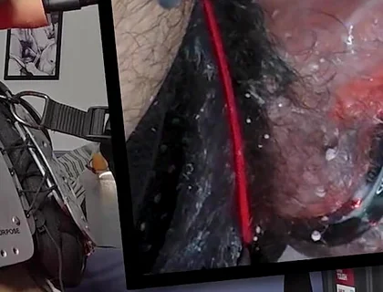 March 2026 Live Cam Show Recording - Ricky Cage Gets Machine-jacked for an Hour!