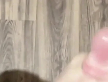 Cumming on the Floor at Night