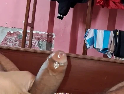 The Young Boy From the Desi Village, Full of Enthusiasm, Is Having Sex with His Hands.