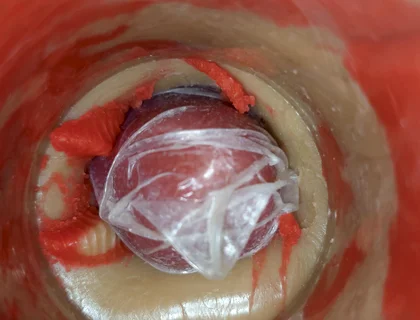 Uncontrollable Surge Fills Pussy with Endless Internal Pressure