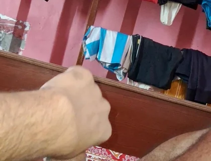 The Young Boy From the Desi Village, Full of Enthusiasm, Is Having Sex with His Hands.