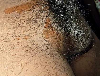 First In The Morning Black Mole Dick Get Oil Fap Massage