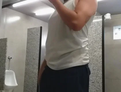 I Almost Got Caught Exposing Myself in the Gym Bathroom, and the Guys Saw Me