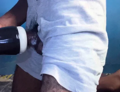 Having Best Time with My Flashlight Pussy