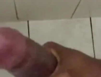 Slowly Motion Jerking off in the Shower Cumming Hard
