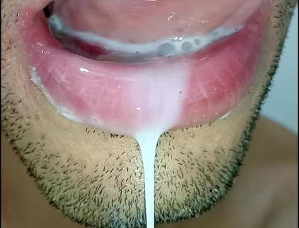 Tongue, I Want Cum in My Mouth, Tongue, Hard, Cute, Sloopy, Submissive Milk Swallower