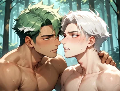 Unleash Your Horny Side with This Muscled Fellow in a Handsome Fuckfest Through the Forest! Experience the Ultimate Gay