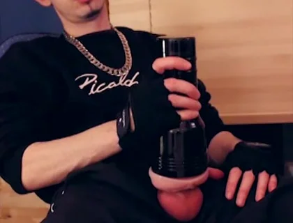 Chav Fleshlight Fuck and Smoke