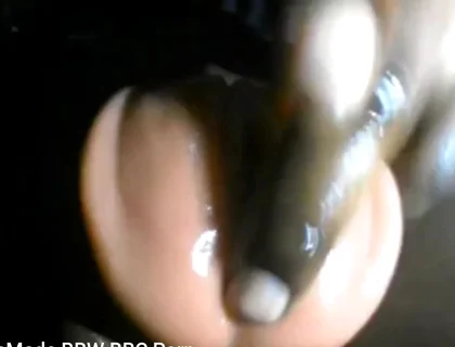 Teasing Playing with My Fake Pussy Double Side Doll