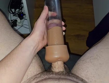 My Dick Vs Vacuum Pump - Watching It Get Bigger