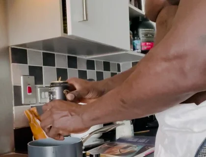 Getting Ready to Bake a Cake