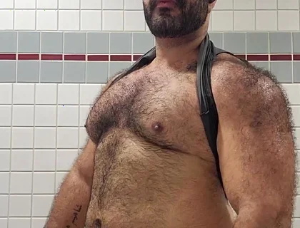 Man in Bathroom