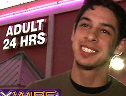 Tony Douglas Gets Surprised Pleasure From Richie Sabatini At The Glory Hole Booth