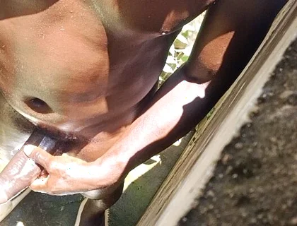 Hot Sunny Day Dick Massage Gone Wild