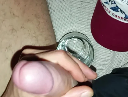 The Rich Big Cock Fucked the Glass Hard and the Internal Cumshot Was Massive