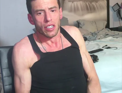 Big Load at the End, Intense Eyes Facial Expression Throughout