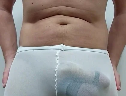 Masturbating with My Tights