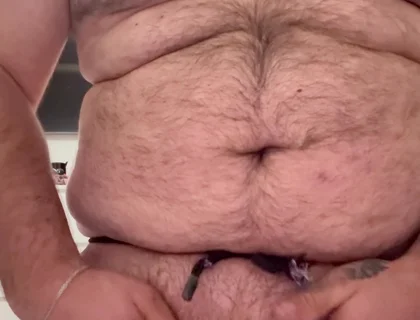 Cock and Ball Bondage with Nipple Play Crossdress and but Plug Part 1