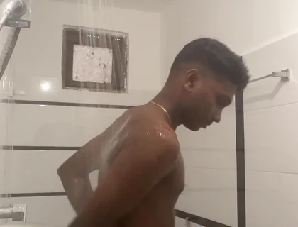 Sri Lankan Teen Boy Showered