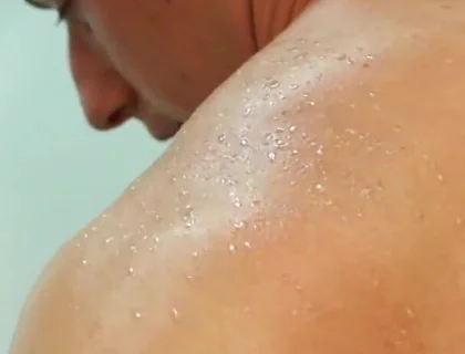 Shower with a Huge Cock and Dildo